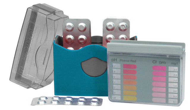 Pool-Tester pH/Chlor mit Tabletten